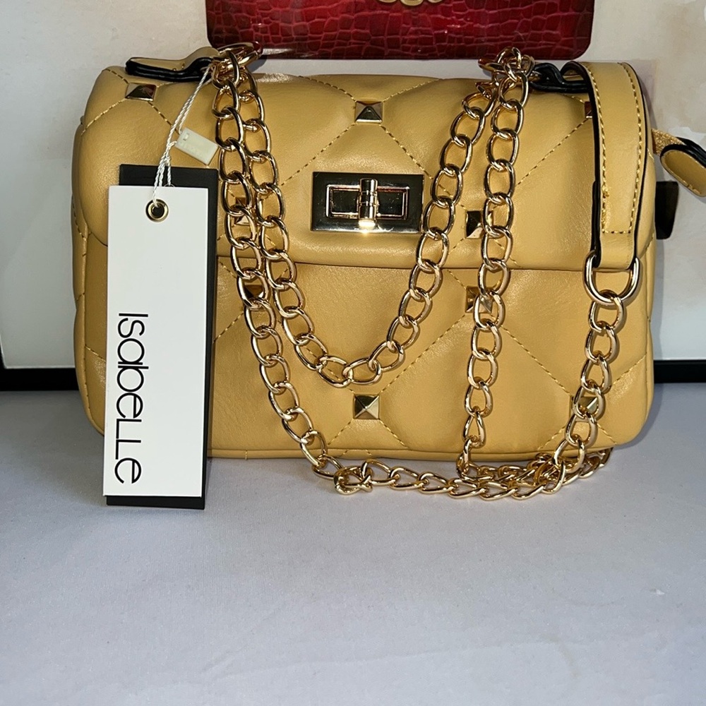 Isabelle Vegan leather Studded Crossbody Bag - Picture 14 of 16